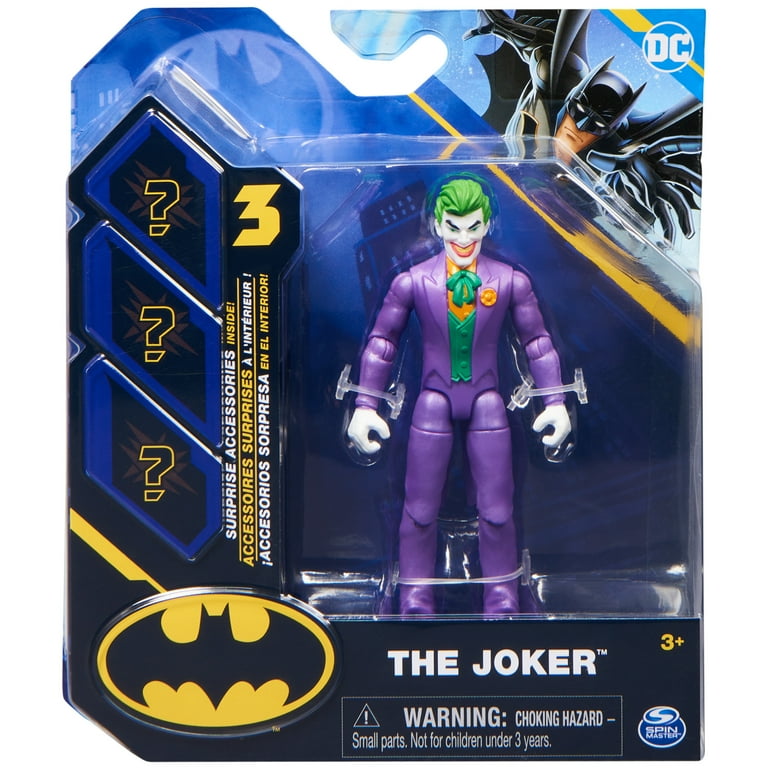 ギンガーン④ JOKER様 DC Comics, 4-inch The Joker Action Figure - Walmart.com