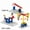 A No original box, variant on 76pcs/set Machinery Blocks Electric Toys Carrousel Plastic Model Kits Building Toys Blocks Bricks Kids DIY Toys Compatible Gifts