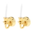 thumbnail image 1 of 1:12 candelero modelo accesorios de decoración juguetes para oro Sunnimix mini portavelas de pared, 1 of 8
