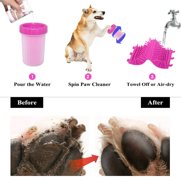 Dog Paw Washer, Dog Foot Cleaner,things For Dogs Must Haves, 2 In