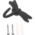 thumbnail image 1 of 1 Juego de ganchos de libélula, ganchos para llaves, ganchos para almacenamiento de ropa, colgador individual montado en la pared, gancho decorativo para abrigos, gancho utilitario de libélula de hie, 1 of 5