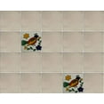 thumbnail image 2 of 4.2x4.2 Robin Talavera Mexican Tile, Set of 9 pcs, 2 of 2