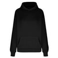 thumbnail image 6 of Horkkom Hoodies for Women Plus Size Pullover Sweatshirts Casual Fleece Hoodie with Pocket L, Gifts for Women, 6 of 6