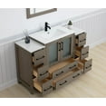 thumbnail image 5 of Vanity Art 54" Single Sink Freestanding Bathroom Vanity Set with Ceramic Top and Mirror, 5 of 7