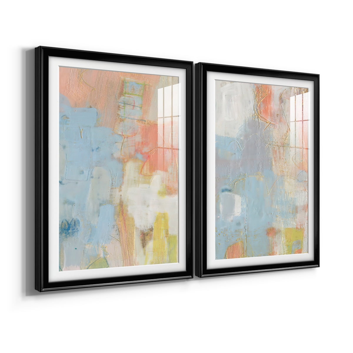 Wexford Home Cully I Premium Framed Print, 26.5" x 36.5" - Ready to Hang, Black (Set of 2)