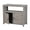 Bar Table - Grey, variant on 31.5" x 17" x 36" Solid Wood Potting Bench, Metal Tabletop Storage Cabinet Outdoor Garden Workstation