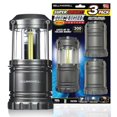 thumbnail image 4 of Bell + Howell TacLight Black 3 Pack Portable Survival Lanterns Emergency Light Collapsible 300 Lumen COB LED Easy Care, 4 of 6