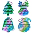 thumbnail image 1 of De Juguetes De Burbujas De Empuje Para Navidad Y Halloween, Juguetes De Descompresión Sensorial De Silicona, Juguetes Para Autismo, Juegos Familiares Y Entretenimiento 4 Uds Sweethay AP008183-02, 1 of 6