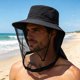 thumbnail image 4 of Sun Hat Cycling Sun Hat Outdoor Face Fisherman's Hat Summer Breathable Hat, 4 of 5