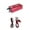 A, variant on Dvkptbk Pure Sine Wave 300W Power Inverter 12V to AC 110V Car Plug Inverter Adapter Power Converter with 2A USB Charging Ports & 2 Battery Clamps Red Power Inverter Camping Accessories on Clearance