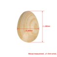 thumbnail image 2 of BQLZR 2 Pieces Natural Finish Percussion Wooden Egg Shakers Percussion Instrument, 2 of 5