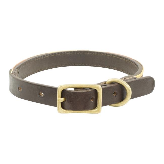 Xolo MA0210 L Myrtle Dog Collar, Dark Brown Large