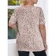 thumbnail image 2 of Camiseta Eytino para mujer, talla grande, manga corta, diseño de leopardo, 3X, 2 of 8