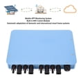 thumbnail image 3 of Grid Tie Inverter, MPPT Pure Sine  Micro Inverter, WiFi or Mobile APP Monitor, IP65 Waterproof PV Input, DC to AC 120V 230V Solar Panel Inverter with Integrated AC Output Port, 3 of 7