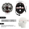 thumbnail image 3 of Breathable Cycling Helmet with Rear Light Magnetic Goggles Women Men, 3 of 8
