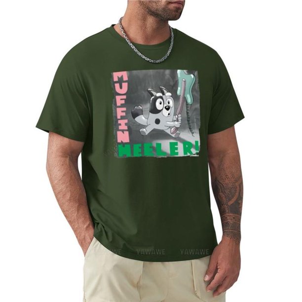 ¡Tacón de muffins! Camiseta Vintage para hombre, ropa estética de moda coreana, camisetas de cuello redondo, camiseta gráfica
