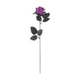 thumbnail image 1 of Halloween Decoración Decoración de rosa negra de ojo de diablo de Halloween con ramo de globo ocular rosa falsa(Buy 2 ship 3), 1 of 2