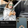 thumbnail image 5 of Case for iPhone Xs/iPhone X Case 5.8" Soft Silicone Electroplated Anti-Scratch Cases with Ring Holder Stand Flexible TPU Bumper Shockproof Cover - Gray, 5 of 9