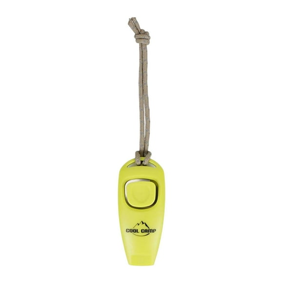 Silbato de emergencia multifuncional para acampar y supervivencia al aire libre. Verde claro