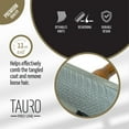 thumbnail image 3 of Tauro Pro Line Wooden Dog & Cat Brush with Metal Rim, Stainless Steel Pins for Undercoat Removal & Dematting, All Coat Types, Medium (M), 3 of 5
