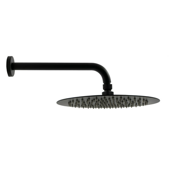 Negro Mate Monomando Regadera Rugo Monomando Circular Para