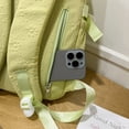 thumbnail image 6 of Foral School Backpack, Multi-layer Backpack with Star Pendant&Mini Pendant Bag, Lightweight Loptop Backpack for Middle School College, Green, 6 of 10