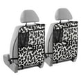 thumbnail image 2 of Iauyy 2-in-1 Car Kick Mats Back Seat Protector, 6 Large Storage Pockets , Universal Car Seat Back Protectors Kick for SUV & Sedan 25x18in,Artistic Layout, 2 of 6