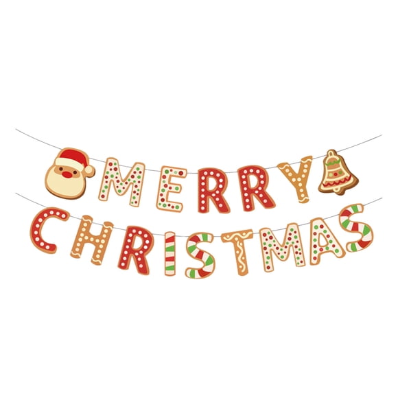 Qocolhg Outdoor Christmas Decorations Indoor, Christmas Merry Christmas Lettering Christmas Themed Party Paper Background basic Festive Ambiance Creation, Christmas Tree Ornaments Decor Clearance