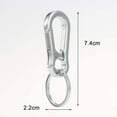 thumbnail image 2 of 3 llaveros de metal, anillos de acero, llaveros para hombres y mujeres, llaveros desmontables de liberación rápida, clips para llaves de acero inoxidable, 2 of 8