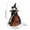 D, variant on 1Pc 11Inch Halloween Witch Tree Topper Decoration, Black Witch with Spider Web Dress, Witch Hat and Witch Broom Halloween Ornament for Home Decor