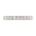 thumbnail image 3 of 3/4 Carat Diamond Wedding Band Ring in 14K Rose Gold (Ring Size 6.5), 3 of 6