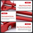 thumbnail image 4 of Corner Clamps for Woodworking, Reinforced 90 Degree Clamps 10Pcs Right Angle Clamp Aluminum Alloy Right Angle Clamp Tool Carpenter Square Woodworking Quick Fixing Clamp Tools, 4 of 9