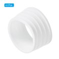thumbnail image 3 of Uxcell Non Slip Rubber Badminton Racket Racquet Grip Band Fix Ring, White 4 Pack, 3 of 6