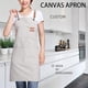 thumbnail image 4 of Oil Resistant Canvass Apron with Pocket Waterproof Lace-up Apron for Home Kitchen, 4 of 5