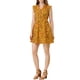 thumbnail image 2 of Vestido Casual de Verano Floral con Volantes y Manga Corta para Mujeres Chic en Amarillo, 2 of 6