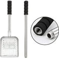 Yangbaga Long Handle Metal Cat Litter Scoop, Detachable Stainless Steel