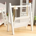 thumbnail image 6 of PPKVUFD Miniature Swing White Dollhouse Miniature Porch Swing Exquisite Thickness, 6 of 9