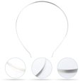 thumbnail image 2 of 12pcs 5mm Stainless Steel Women's Girls Hair Band Headband Headdress (Silver), 2 of 4