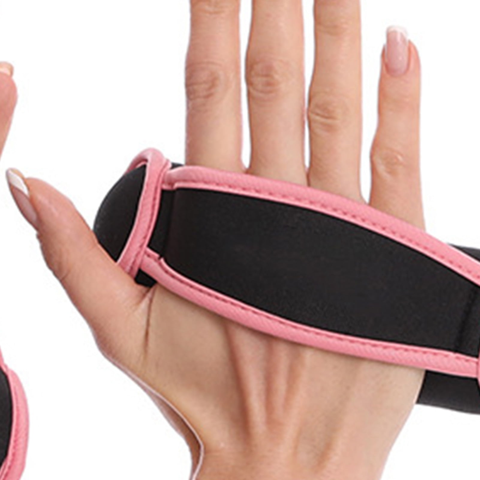 Huanledash 2Pcs Hand Weights with Strap Reusable Physical Therapy Running Jogging Training Sandbag Dumbbell Hand Weights Set