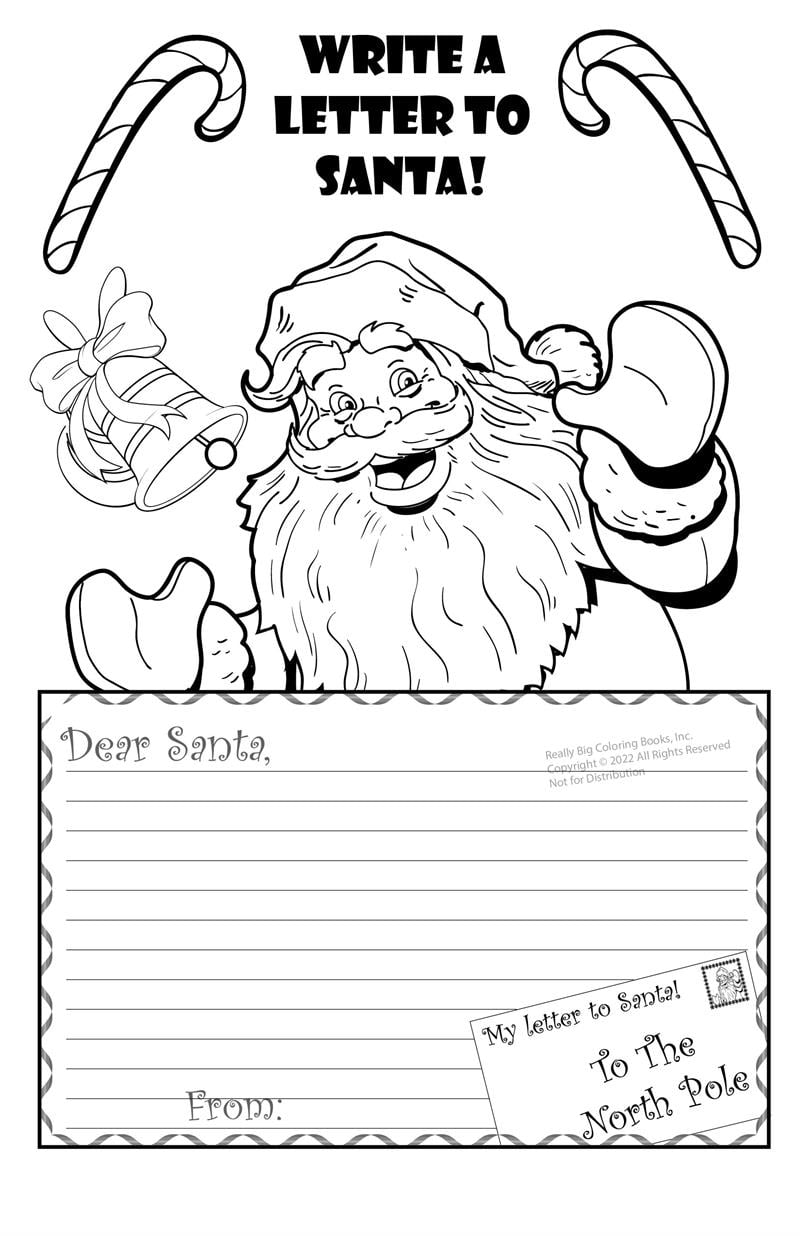 Twas the Night Before Christmas Big Coloring Book 12 x 18 [Book]