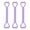 Purple, variant on Resistance Bands 3 Pack for Full Body Workout – Portable Elastic Exercise Bands for Strength Training, Flexibility, Rehabilitation & Muscle Recovery at Home, Gym or Travel