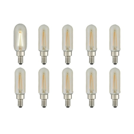 

Livex Lighting 920228X60 Pack Of (60) 2.6 Watt Vintage Edison Dimmable T8 Candelabra (E12)