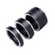 thumbnail image 3 of Tubo de extensión Macro DG-G Auto enfoque TTL AF extensión tubo anillo 12mm 20mm 36mm Set Metal montaje con tapas para cámara DSLR Canon EF EF-S 35mm lente Viltrox Tubo de extensión macro, 3 of 7