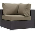thumbnail image 6 of Modway Convene 5 Piece Set Outdoor Patio with Fire Pit in Espresso Mocha, 6 of 9
