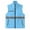 Sky Blue, variant on Mens Outdoor Work Vest Light Weight Reflective Safety Vest Sleeveless Zipper Front Sports Jackets Green, M