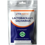 Vitamatic Lactobacillus Salivarius Probiotic Powder - Digestive Support - 100 Gram (3.5 OZ) - 100 Servings