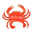 thumbnail image 3 of Figurita de cangrejo realista, figura de Animal marino, modelo ornamental, decoración de escritorio, criatura marina, juguete de cangrejo, mariscos,, 3 of 8