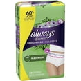 Always Discreet Women's Incontinence Underwear, Postpartum Max