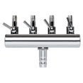 thumbnail image 1 of Hotel Fishtank Air Flows Slitter Adjustable Connector for Hoses Oxygen Pipe Splitter Individual Switches Adapter Converter Switcher 4 Holes, 1 of 9