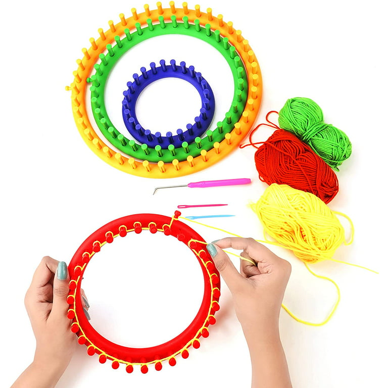 Boye Plastic Rectangular Loom Knitting Set